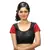 Black dupion silk stitched readymade blouse
