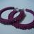 Purple Gypsy Hoops