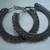 Grey Gypsy Hoops