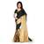 black printed cotton silk saree With Blouse