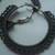 Grey Gypsy Hoops