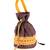 Womens Cottage Brown Cotton Small Patch Work Batwa Purse