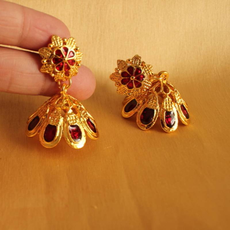 Maroon Agate Necklace Sets