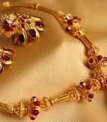 Maroon Agate Necklace Sets