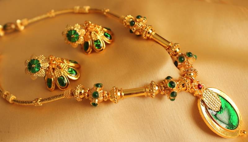 Green Agate Necklace Sets