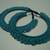 Turquoise Gypsy Hoops