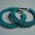 Turquoise Gypsy Hoops