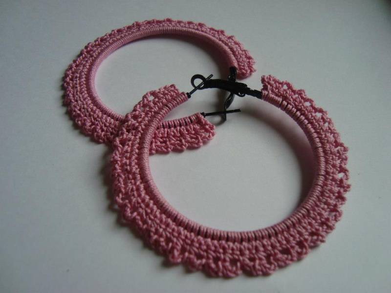 Woodrose Gypsy Hoops