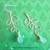 Aqua Branch earrings