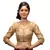 Golden  stitched readymade blouse