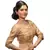 Golden  stitched readymade blouse