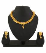 Goddess Laxmi Necklace Earrings Set Temple Jewellery For Women