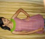 Pink and green Mangalgiri cotton kurti