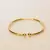 Gold Plated Dot Bangle