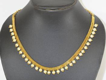White Beads Necklace 1
