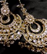 Designer Mastani Kundan Big Danglers