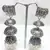Tribal german silver jhumka earring