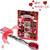 Real Feather Red Rose With Card