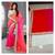 Pink-Orange Saree 