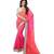 Pink-Orange Saree 