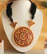 Royal Antique Handmade Black Necklace Set