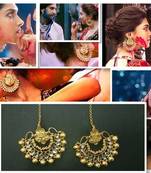 RAM LEELA EARRINGS as seen on DEEPIKA PADUKONE in the 'LAHU' Song"