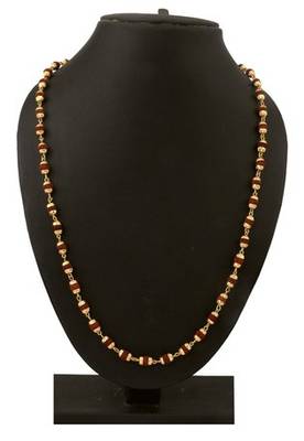 The jewelbox gold plated rudraksh mala chain 4