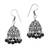 Indian Fashion Black Beads Jhumka Earring