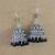 Indian Fashion Black Beads Jhumka Earring