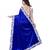 Manvi Fashion Navy Blue Velvet Saree