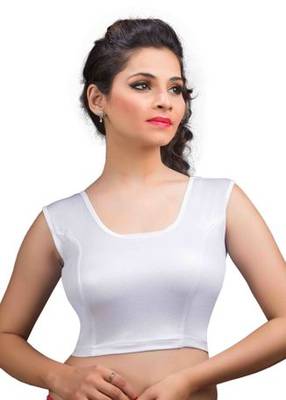 Silver Shimmer Strechable Stitched Blouse 1