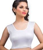 Silver Shimmer Strechable Stitched Blouse