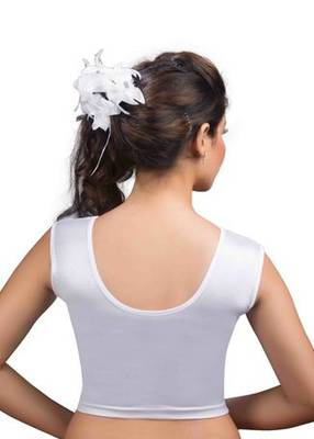 Silver Shimmer Strechable Stitched Blouse 3