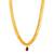 Youthful Laxmi Temple Coin Gold Plated Necklace Set For Women