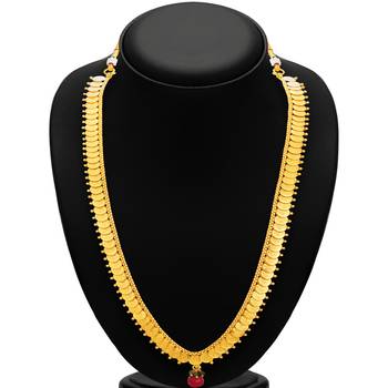 Youthful Laxmi Temple Coin Gold Plated Necklace Set For Women 4
