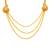 Fabulous Three String Gold Plated Necklace Set For Women