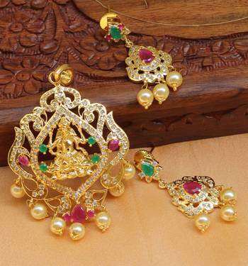 Beautiful Temple Pendant Set 1