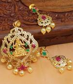 Beautiful Temple Pendant Set