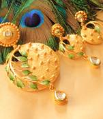 Royal 1 Gram Goldplated Kundan Pendant Set