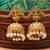 Beautiful High gold plated Temple Jhumkas