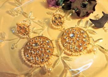 Royal Gold Plated Earrings 1