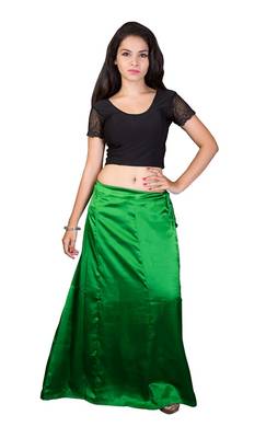 Green Satin  Petticoat 1