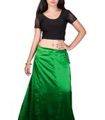 Green Satin  Petticoat