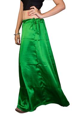 Green Satin  Petticoat 2