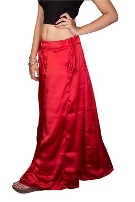 Red Satin  Petticoat 2
