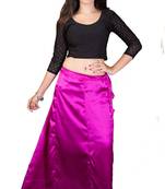 Magenta Satin  Petticoat