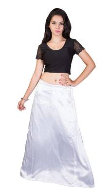 White Satin  Petticoat 1