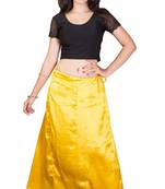 Yellow Satin  Petticoat