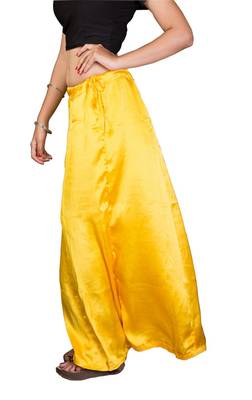 Yellow Satin  Petticoat 2