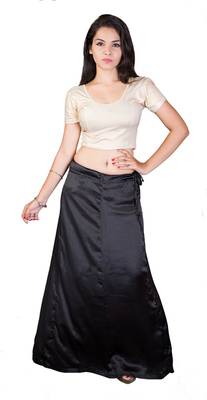 Black Satin  Petticoat 1